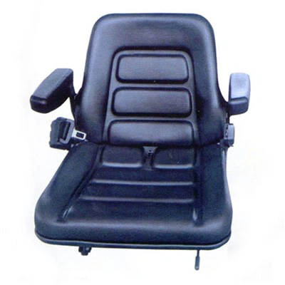 안전벨트가 있는 지게차 좌석